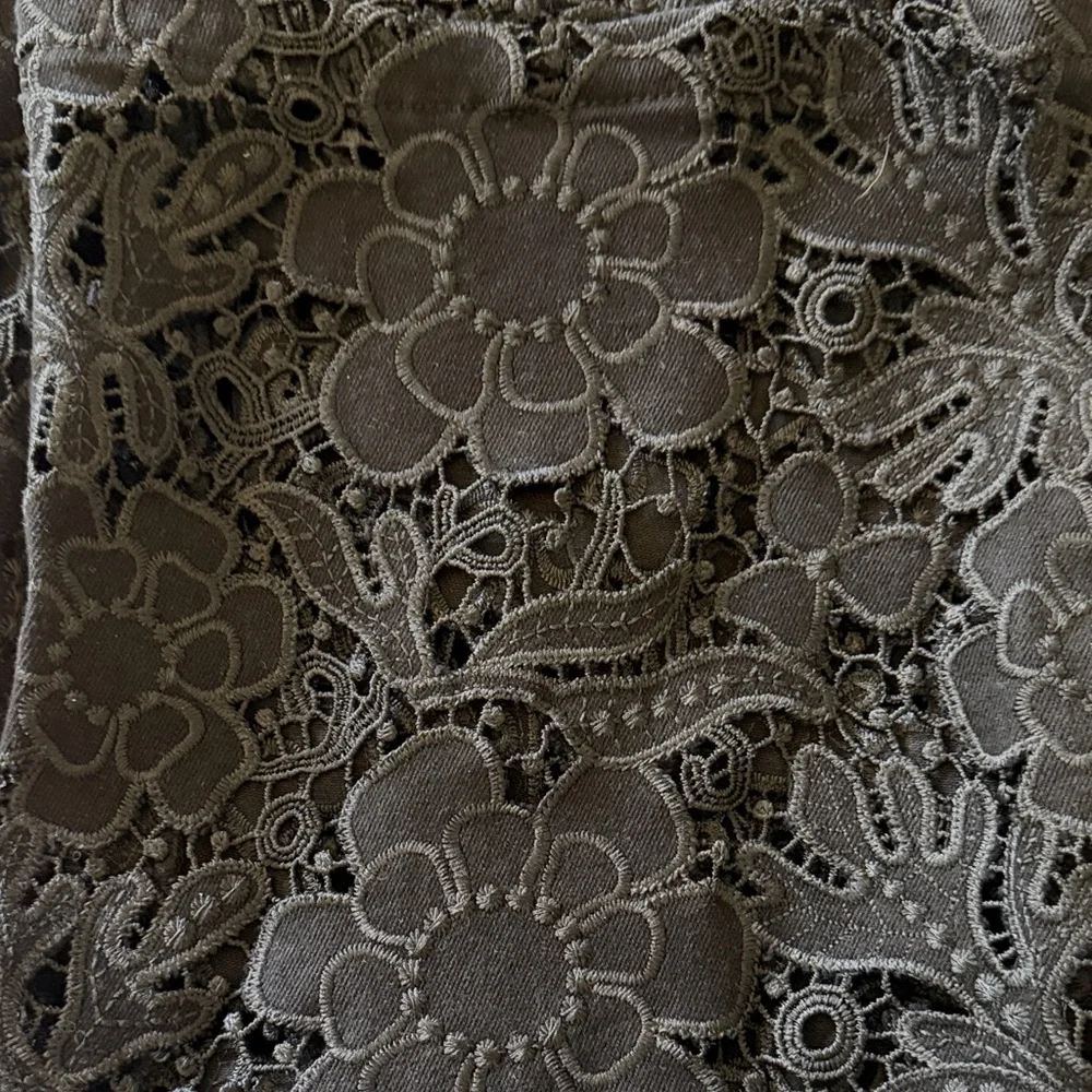 The Noli Shop Black Lace Floral Pants size 30 - Picture 11 of 16